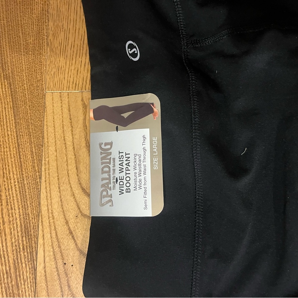 Spalding Black Athletic Pants - Picture 4 of 6